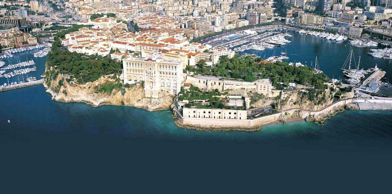 The Oceanographic Museum of Monaco and Le Rocher