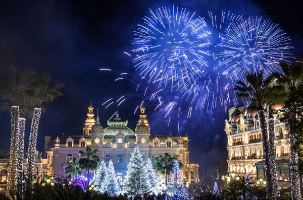 Monte-Carlo Casino fireworks