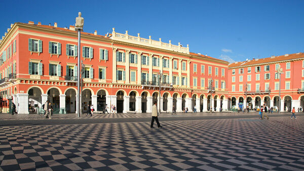 Place Massena in Nice, France