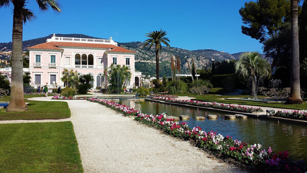View of the Villa Ephrussi de Rothschild