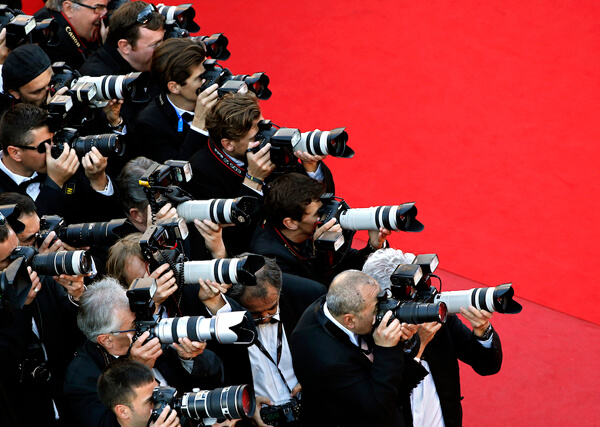 Photographers at the Cannes Film Festival