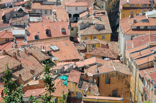 The rooftops of Vieux Nice