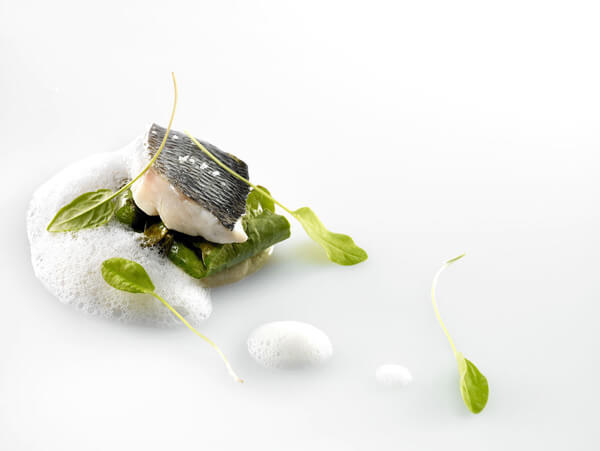 Food from Chef Mauro Colagreco at Mirazur, Menton