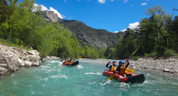 Rafting in the Gorges du Verdon, southern France