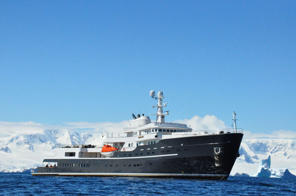 Motor Yacht LEGEND in Antarctica
