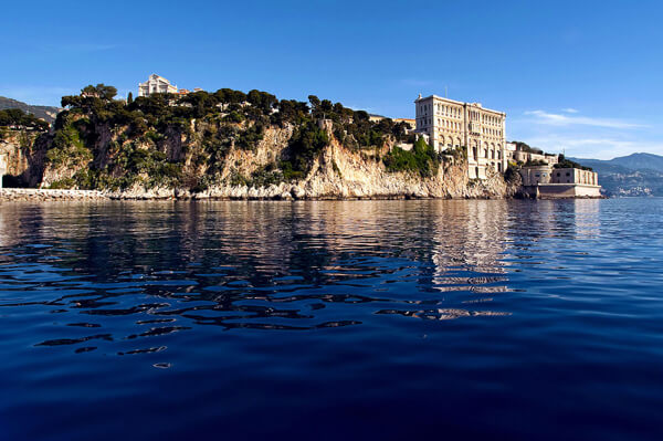 Monaco Oceanographic Museum from the sea