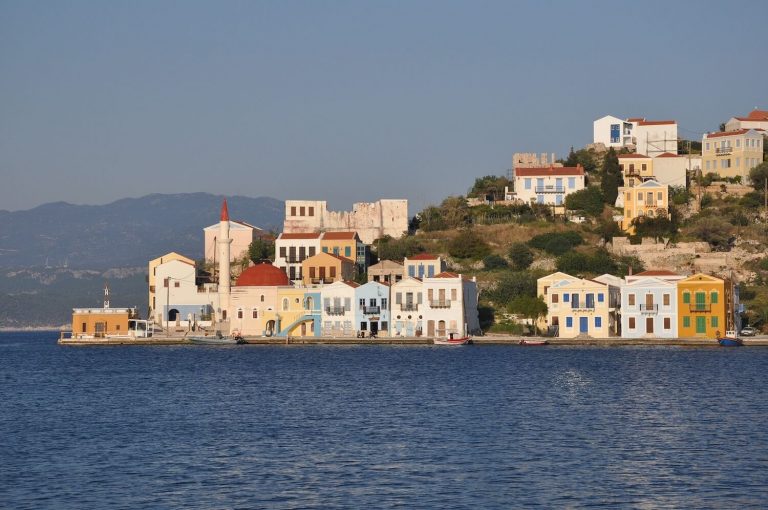 The island of Kastellorizo in Greece