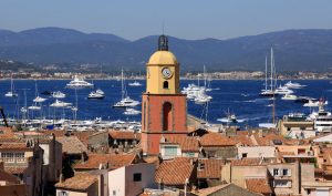 St Tropez Citadel view over yachts in the bay