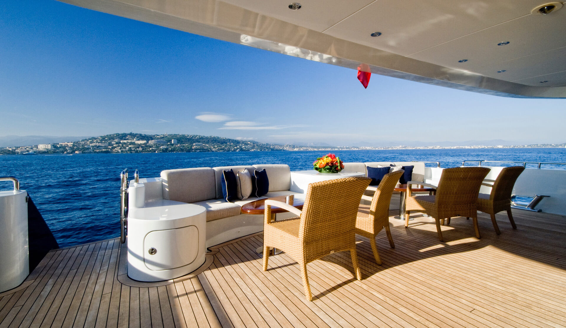 KIJO yacht aft deck seating