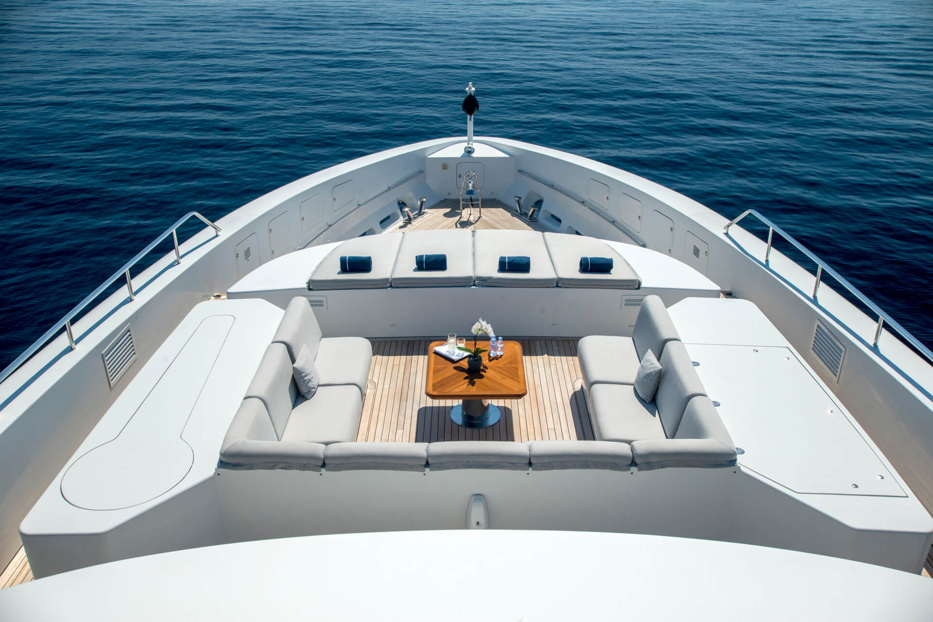 Bow of SIROCCO yacht
