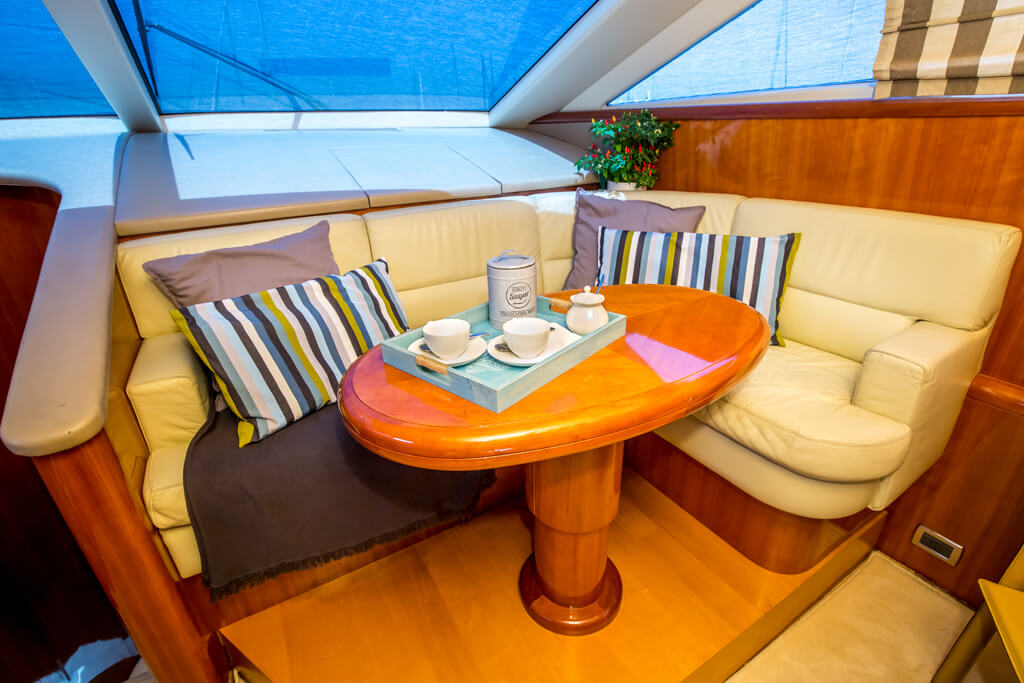 Blue Ice yacht seating