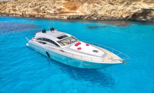 Legendary Pershing 72 Yacht Ibiza for charter