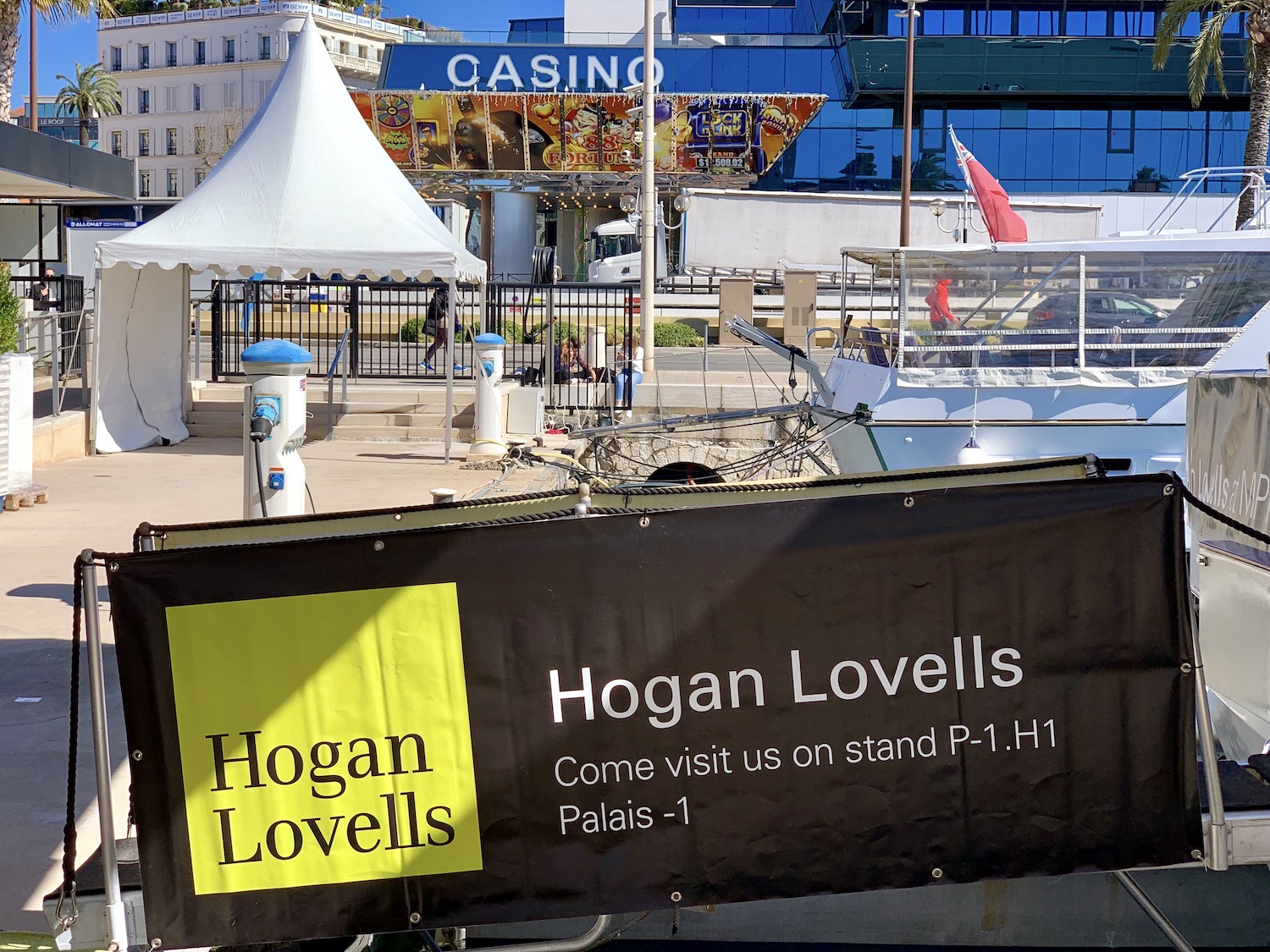 Banner at MIPIM, Cannes
