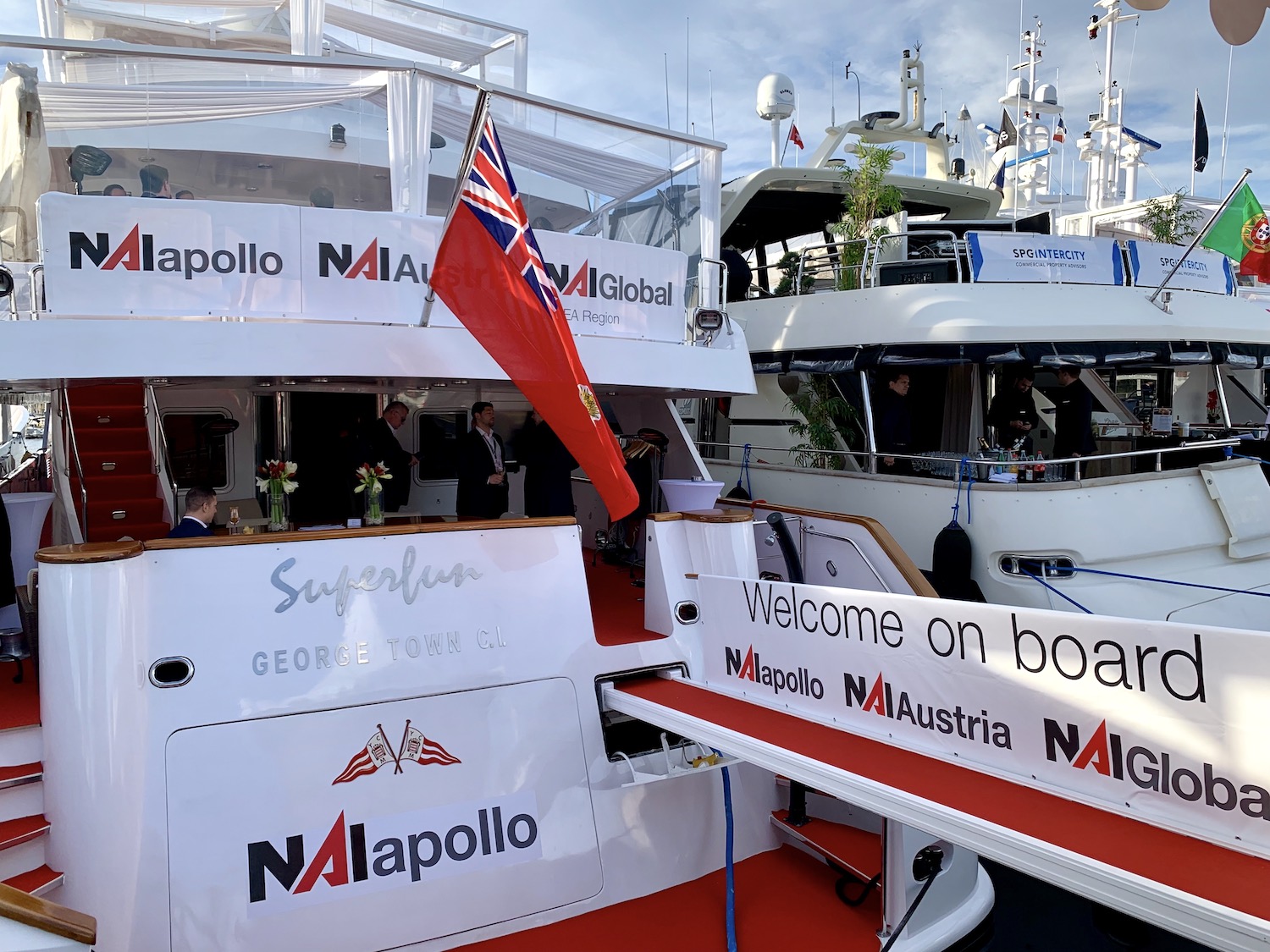 NAI yacht at MIPIM in Cannes, France