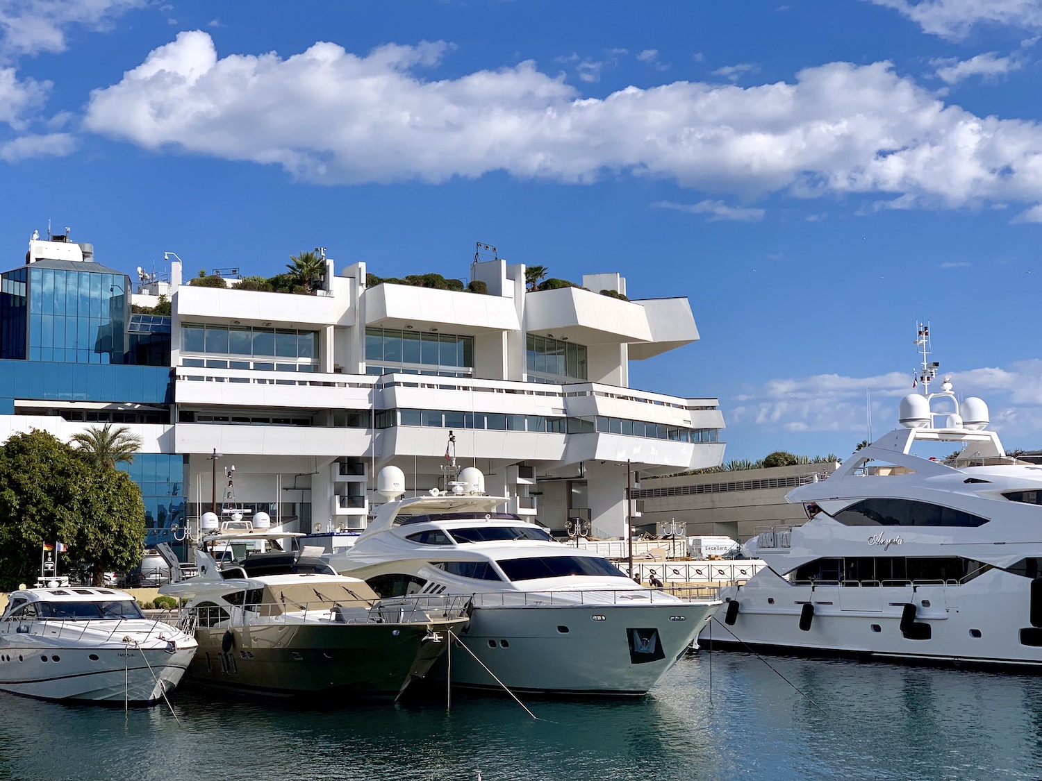 Port of Cannes and Palais des Festivals during MIPIM