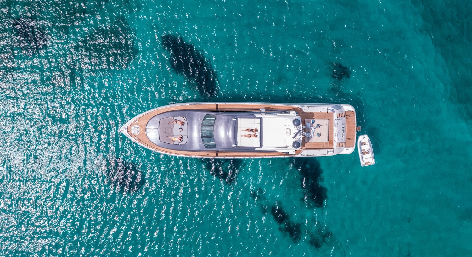 Drone view of Mangusta 92 SMILE