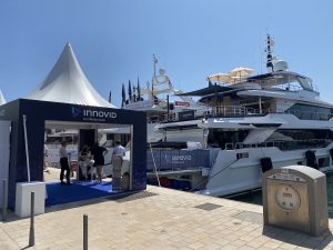 Innovid yacht on Yacht Row at Cannes Lions 2025