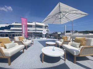 On deck of a yacht at Cannes Lions 2025