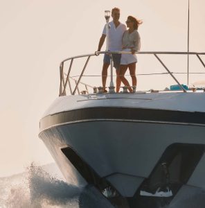 Couple on the bow