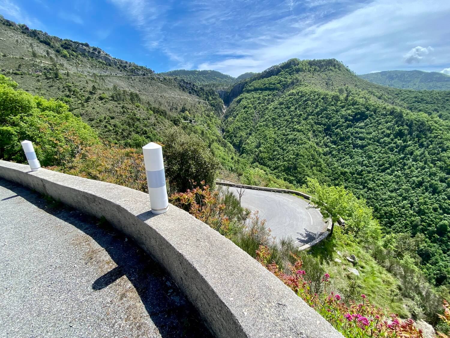 Hairpin on Col de Braus