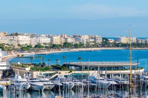 Yachts at ILTM in Cannes, France