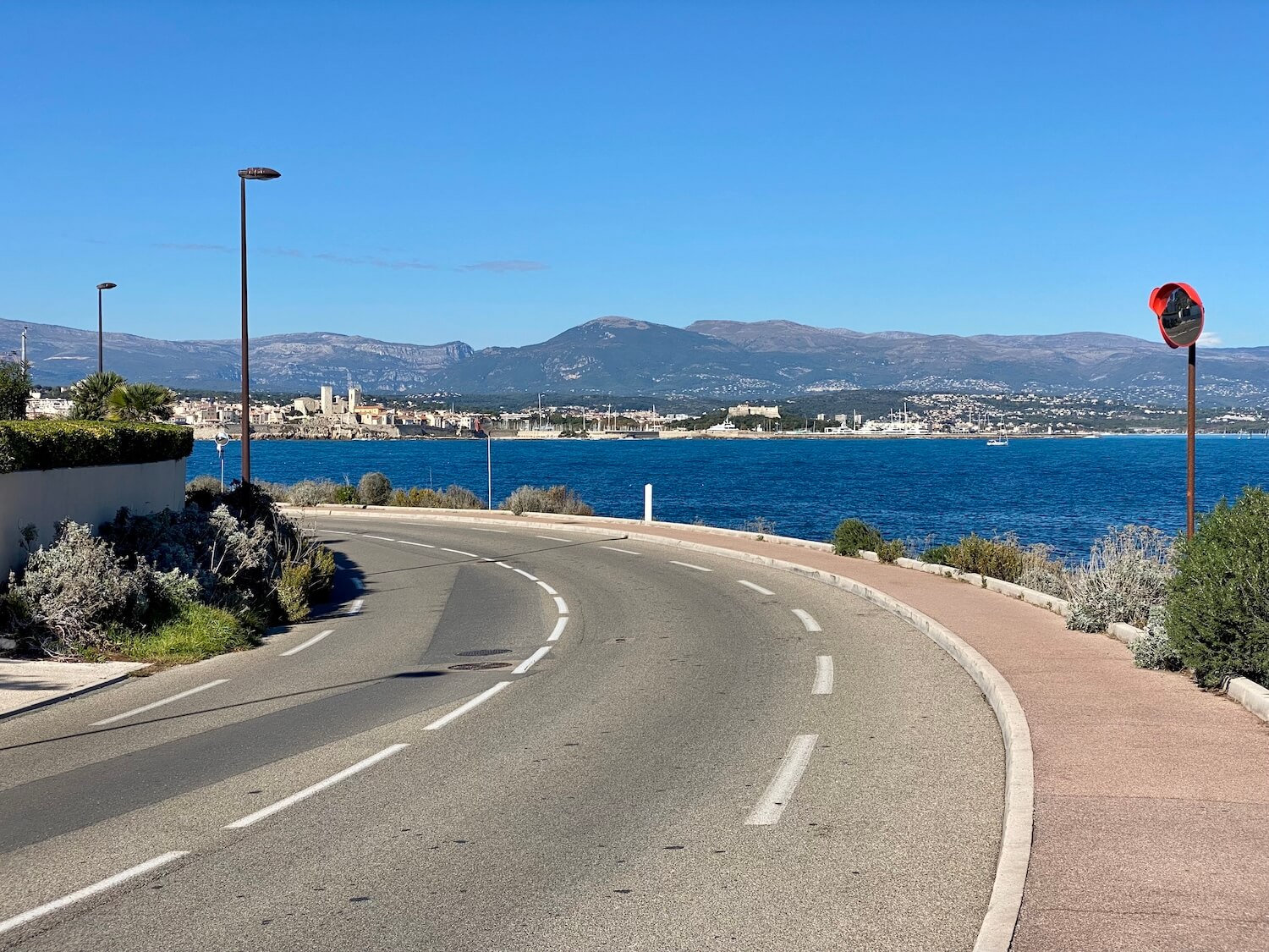 Cycling on Cap d'Antibes