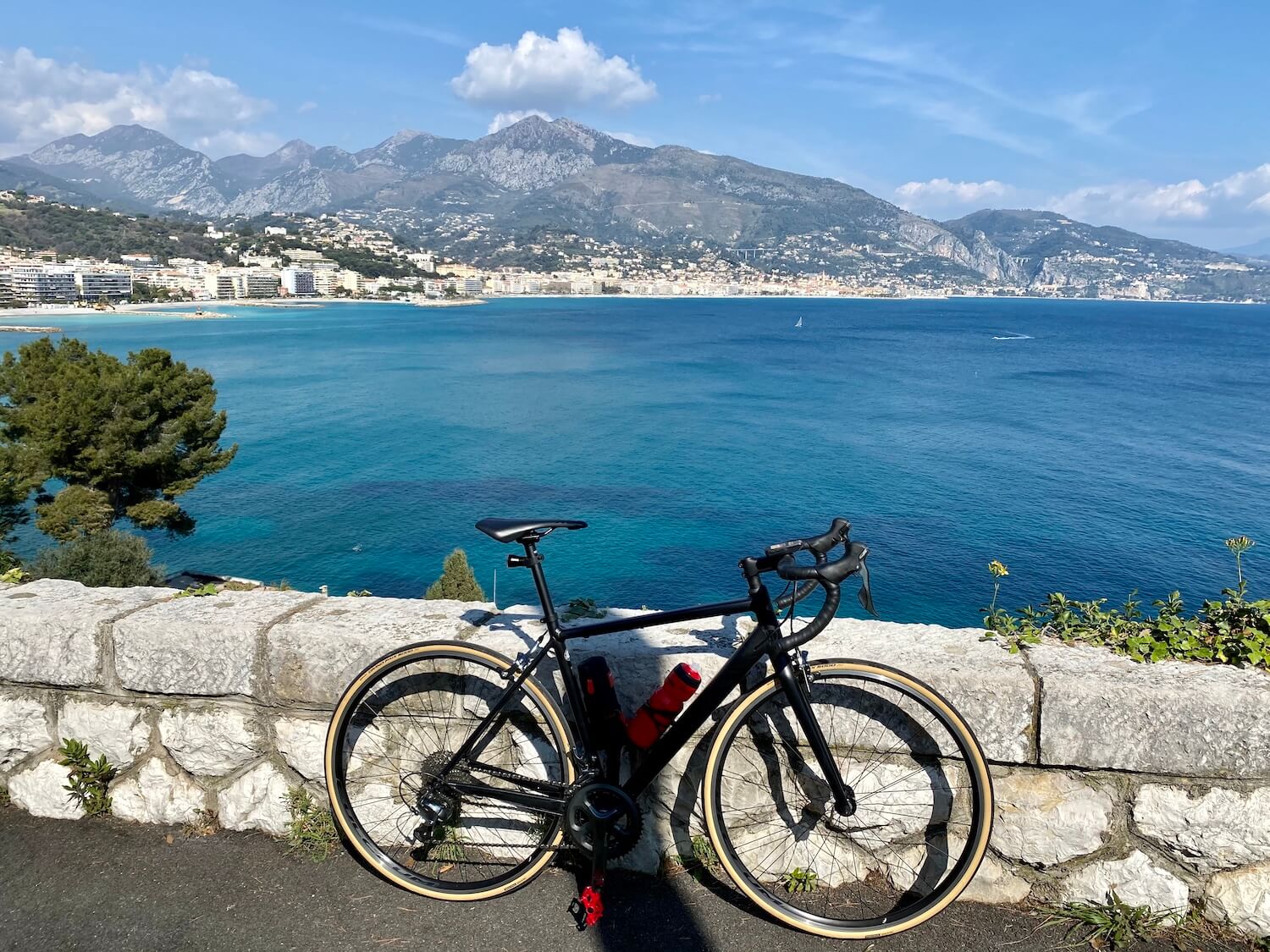 Cycling on Cap Martin