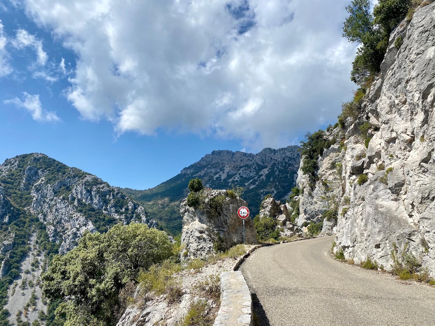 Road to Col de la Madone