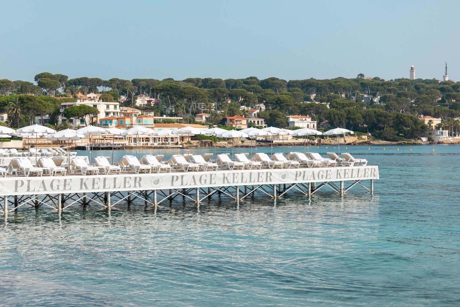 Plage Keller on the Cap d'Antibes