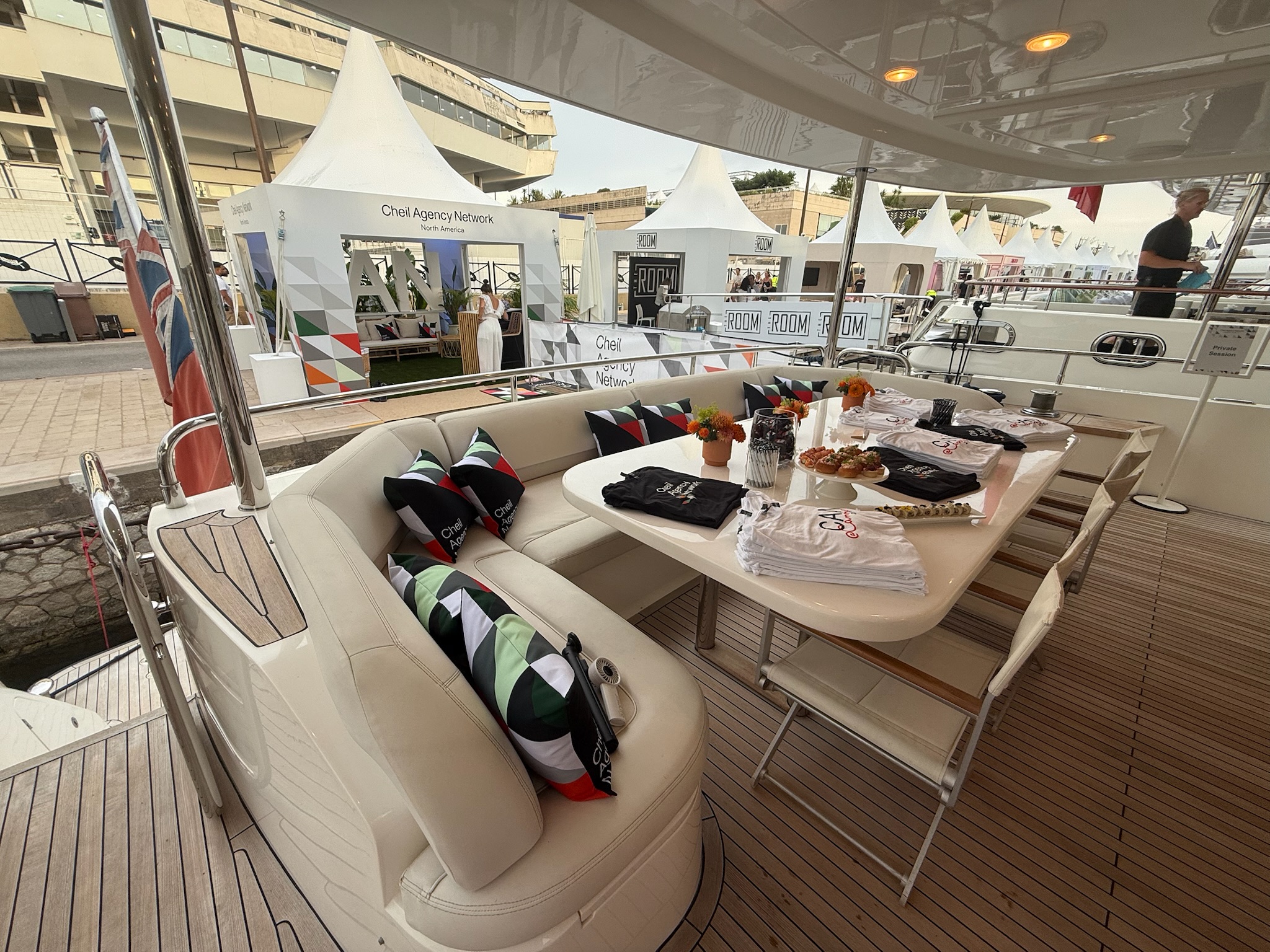 Onboard the Cheil Agency Network yacht "MOLLY MALONE" at Cannes Lions 2026